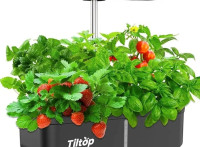 TILTOP 12Pods Hydroponics Growing System, Indoor Herb Garden wit