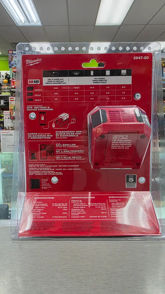 Milwaukee M18 Top-Off Charger & Power Supply 2847-20 - BRAND NEW in Other in Oakville / Halton Region - Image 3