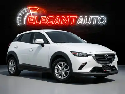 2019 Mazda CX-3 GS White Exterior on Black Interior comes with Heated Seat & Steering, Backup Camera...
