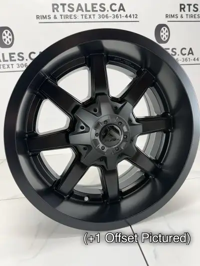 *** FREE SHIPPING *** Set of four new Fuel Maverick Matte Black 18 inch Rims -- FITS Dodge Ram 2500...