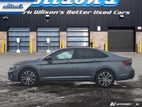 Look at this certified 2023 Volkswagen Jetta Comfortline | Sport | Leather | Sunroof | Adaptive Crui... (image 1)