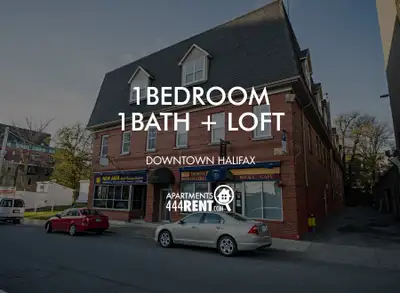 1 Bedroom + Loft Apartment Downtown Halifax October 2025