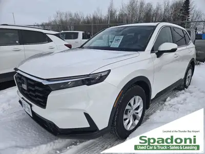 Spadoni Sales and Leasing at the Thunder Bay Airport is selling this very low km 2025 Honda CRV All...