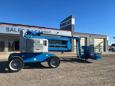 2014 Genie Z60/34- Deutz Diesel Engine, 4X4, Block Heater, Foam Filled Tires, 8 ft Power Basket, 36’...