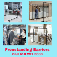 Free Standing Barriers For Covid