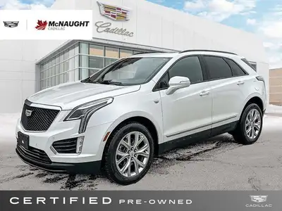 The 2021 Cadillac XT5 includes leather seating, heated front seats and steering wheel, panoramic sun...