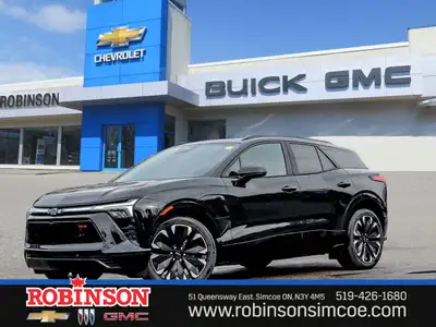 The 2025 Chevrolet Blazer EV AWD RS in captivating Black is the perfect blend of power and style for...