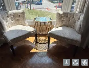 Decorative chairs - pair of two, View more