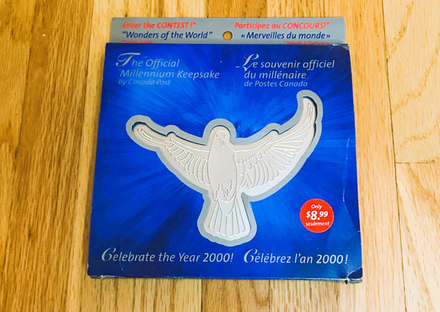 Millennium Keepsake 25¢ Dove Medallion Plus in Arts & Collectibles in Calgary - Image 2