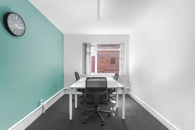 Get started right away with a ready-to-use office space to rent for two. Make a home for your busine...