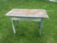 Vintage Canadian/American Rustic Wooden Finishing Table