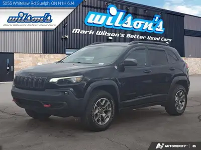 Look at this certified 2020 Jeep Cherokee Trailhawk 4WD | Leather Trim | Nav | CarPlay | Android Aut...