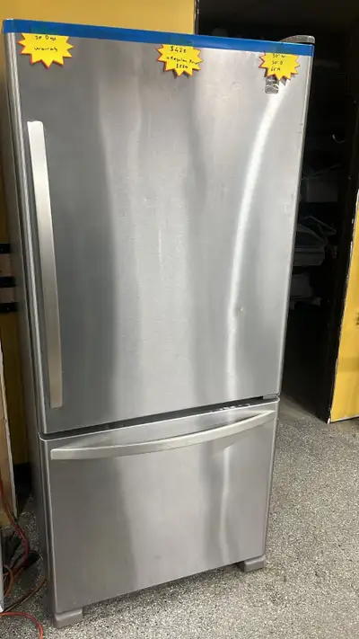 Kenmore 30” Bottom Freezer Fully Tested  30-Day Warranty, View more