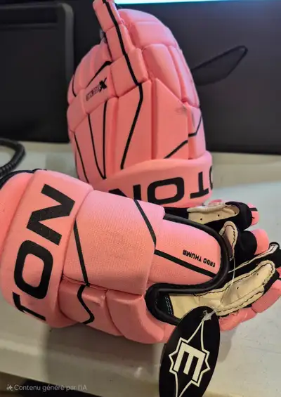 Gants hockey rose, View more