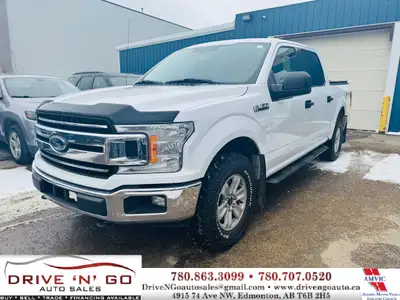 DRIVE N GO AUTO SALES 2018 Ford F-150 XLT CREW CAB 4X4 STD BED, 5.0L, V8, Clean Carfax, Clean Truck,...