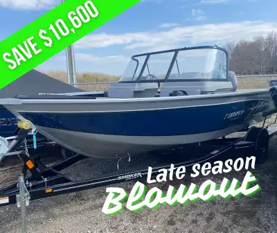 2023 SmokerCraft Adventurer 188 FS Finished in Blue Save $10,600 The Adventurer 188 FS by Smoker Cra...