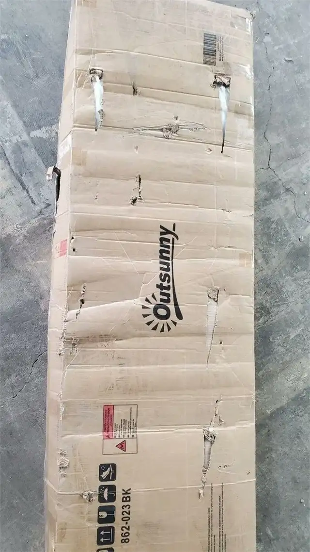 *BNIB!* Outsunny Wicker Double Chaise Lounger Chair Outdoor Recl in Chairs & Recliners in Oshawa / Durham Region - Image 8