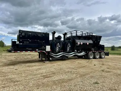 2015 Charlton & Hill Welding BFW-1701 Frac Water Heater Trailer Comes with 2015 Peerless CH-51-3A 51...