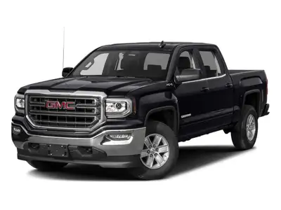 The 2017 GMC Sierra 1500 4WD Crew Cab Short Box SLE in a striking gray color combines powerful 44 ca...