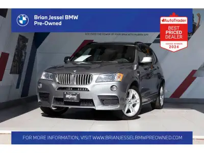 Low Mileage! Check out our large selection of pre-owned vehicles today. 2014 BMW X3 xDrive28i 2.0L 4...
