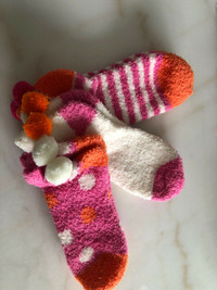 Low Ankle Fluffy Socks - 3 in a pack 