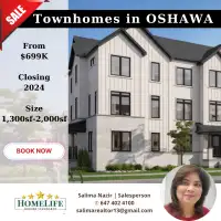 Townhomes for Sale in OSHAWA