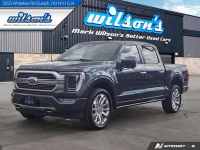 Come see this certified 2022 Ford F-150 Limited | Nav | Leather | Pano Roof |. Its Automatic transmi...