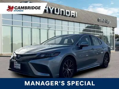 The *2024 Toyota Camry Hybrid SE* combines aggressive sport styling with class-leading fuel efficien...