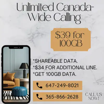 unlimited canada wide calling, View more