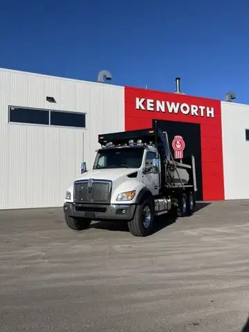 2026 WHITE KENWORTH T480 TANDEM DUMP WITH A 15.5' BRANDON DUMP BODY. READY TO GO TO WORK !! 2026 Ken...