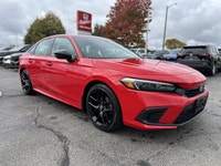 Command attention in this vibrant Rallye Red 2022 Honda Civic Sedan Sport, engineered to make every... (image 2)