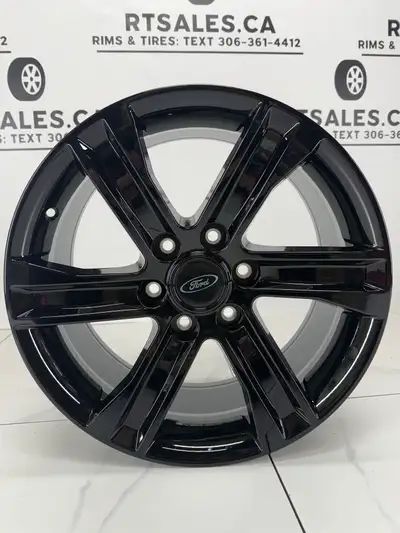 SET OF FOUR NEW 18x8 Ford f-150 Replica rims - factory fit 18 inch Rim Size: 18x8 Bolt Pattern: 6x13...