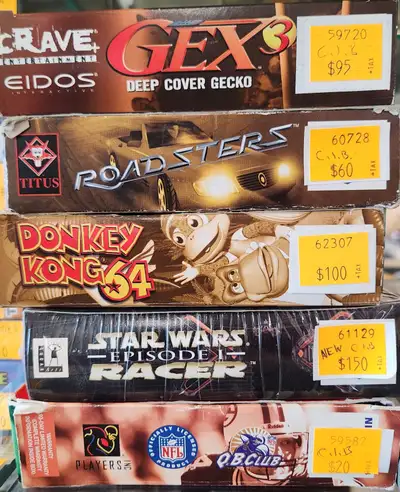 Nintendo 64 N64 Games: Pokemon, Banjo-Kazooie, Donkey Kong, Gex, View more