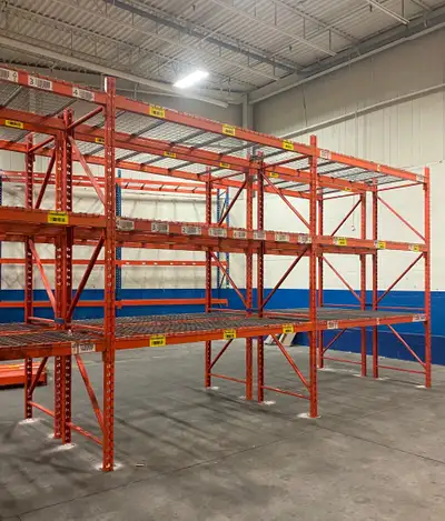 New and used pallet racking and industrial shelving for sale, View more