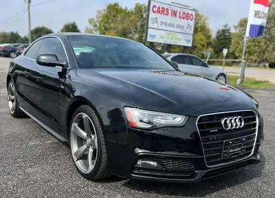 2014 AUDI A5 PROGRESSIV! COMES CERTIFIED, CARFAX AVAILABLE, SMOOTH RIDE! sleek coupe with leather, B...