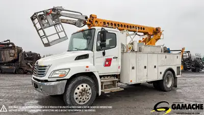 Heavy truck - # STOCK: C-905345 2008 HINO 308 CAMION GRUE PANIER NACELLE 2008 HINO 308 BUCKET TRUCK...