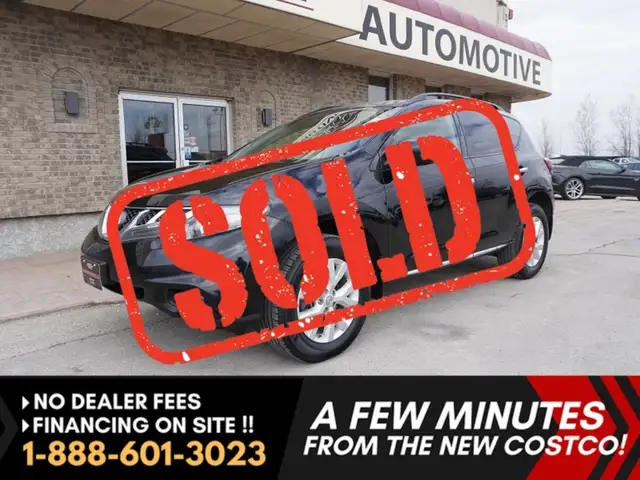 2014 Nissan Murano AWD - HTD SEATS - SHARP BLACK CROSSOVER!