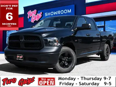 2022 Ram 1500 Classic Tradesman Diamond Black Crystal Pearlcoat *TRADESMAN BLACK PACKAGE*, *NICE WRA...