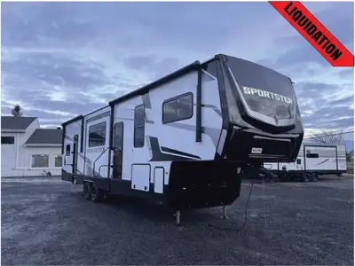 2025 KZ-RV Sportster X 3411X Generatrice Panneaux Solaire Auto Nivellement Trois Auvent 230$ / Semai...