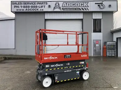 ORDER the 2025 SKYJACK SJ3220 ELECTRIC SCISSOR LIFT MACHINE TODAY! WE SHIP EVERYWHERE IN NORTH AMERI...
