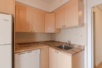 Semi-renovated Akelius two bedroom apartment for rent. Located near Docteur Penfield in the Downtown... (image 1)