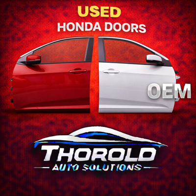 OEM used door assembly removed from a Honda vehicle and professionally inspected. Front and rear ass...