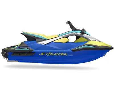 TRide full blast on the waves with Yamahas sporty JetBlaster PRO equipped with the advanced RiDE tec...