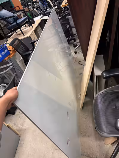 1. Quartet Glass Whiteboard(1-2) Condition: Excellent Dimension: 8x4 Quantity: 2 In Stock Price: $20...