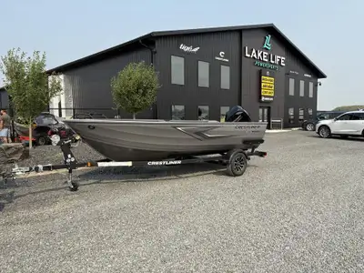 2025 Crestliner 1650 KODIAK TILLER - Silver Metallic Introducing the 2025 Crestliner 1650 KODIAK TIL...