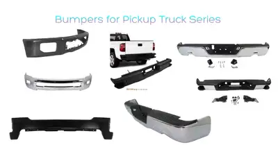 OE quality bumpers for pickup truck series. Brand new. In Store Pickup. Free shipping in Canada.