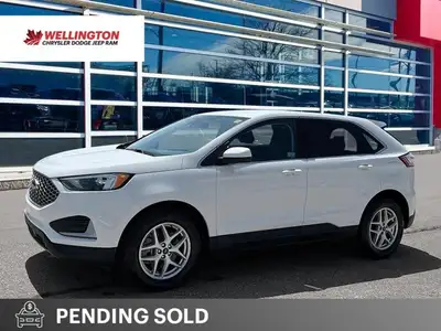 Oxford White 2023 Ford Edge SEL AWD, 8-Speed Automatic, EcoBoost 2.0L 4 Cylinder Turbo, Navigation,...