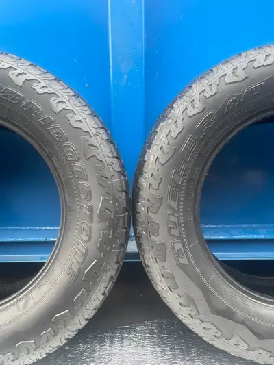 Pair2: 255/70R18 113T Bridgestone Dueler A/T RH-S. FIRM $120: Two Used All Seasons Tires. FIRM Tires...