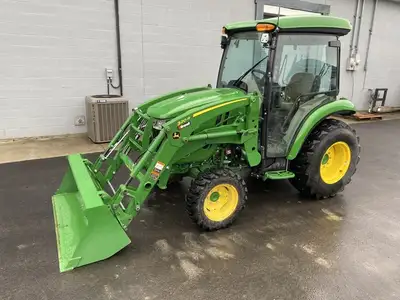 2024 John Deere 3046R Compact Utility Tractor w/ 236 hrs. Premium cab w/ heater, AC, radio, air susp...