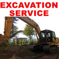 EXCAVATOR - DITCH DIGGING - FRENCH DRAIN - CULVERTS